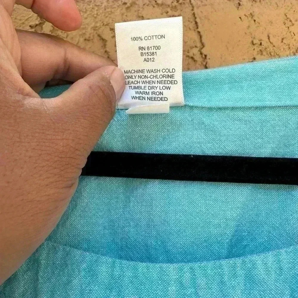 Blair turquoise top size 2xL - Picture 6 of 6